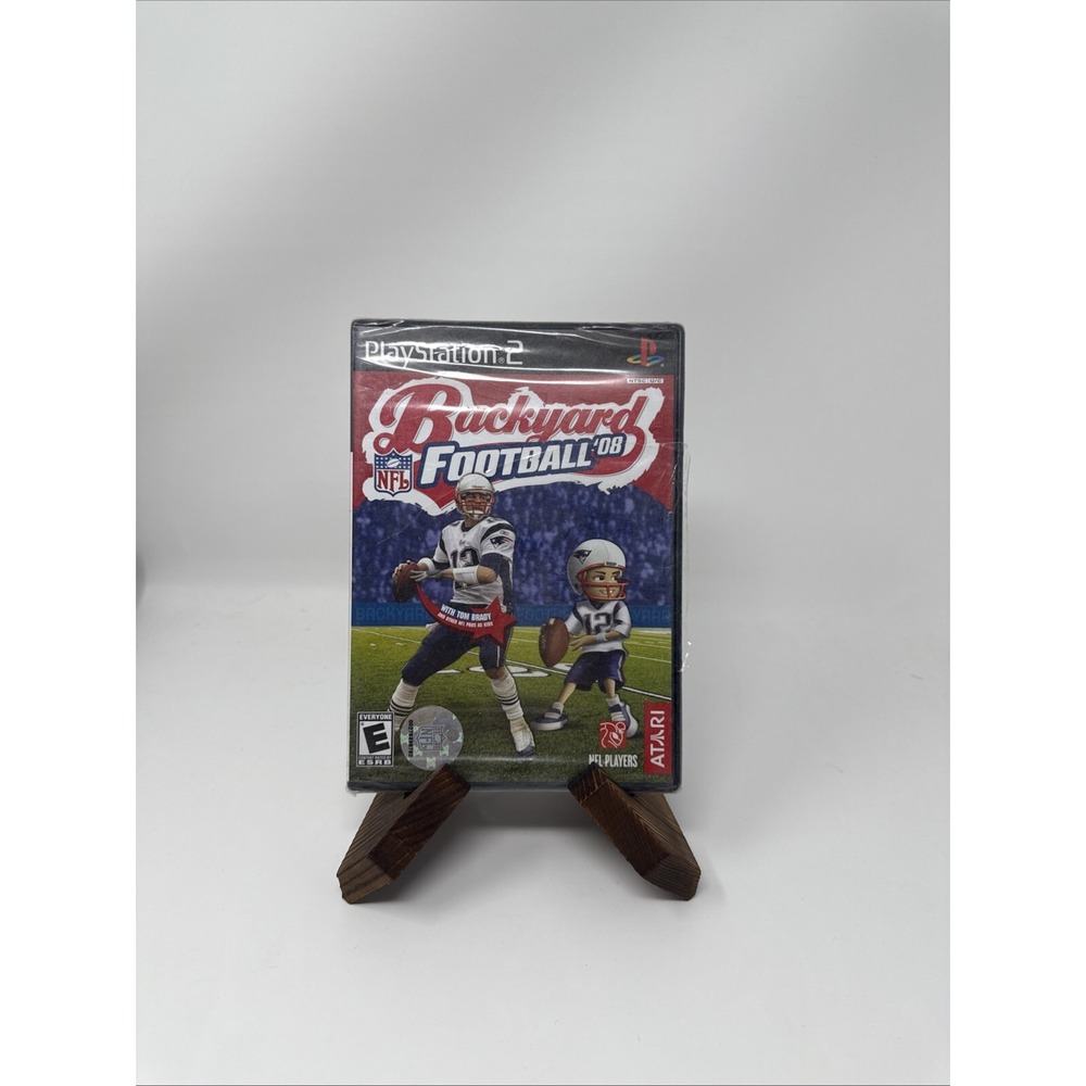 NEW Backyard Football '08 (Sony PlayStation 2, 2007) Sealed TORN‎ PLASTIC WRAP